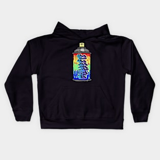 sticker graffiti cool retro chill art Kids Hoodie